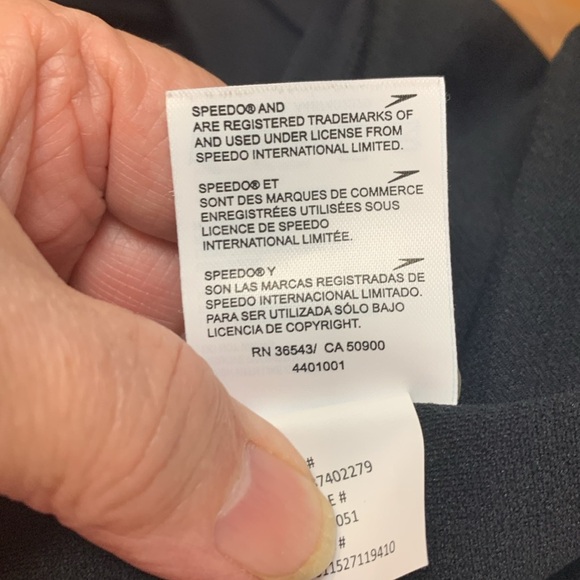 Speedo Black Swimsuit Back Cross Straps - Picture 5 of 5